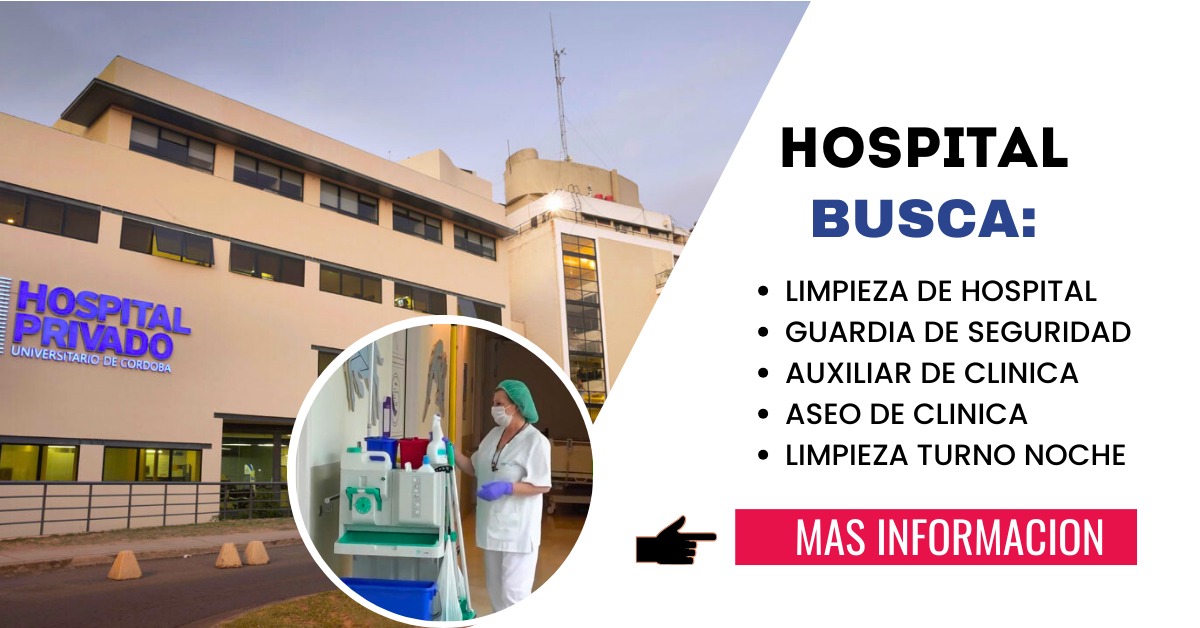 Tu Oportunidad como Auxiliar de Limpieza en un Hospital