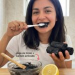 Remedio Natural para Blanquear Dientes con Limón y Carbón Activado