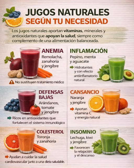Jugos naturales