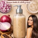 Champú Bomba de Cebolla y Clavos para un Cabello Saludable y Fuerte