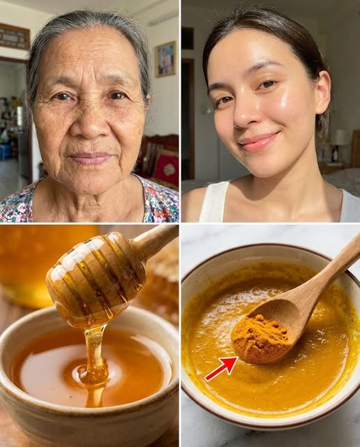 Mascarilla de miel y cúrcuma