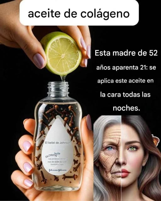 Aceite Reafirmante e Iluminador de Colágeno Casero