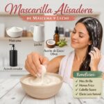 Mascarilla Alisadora de Maicena y Leche para un Cabello Brillante y Suave