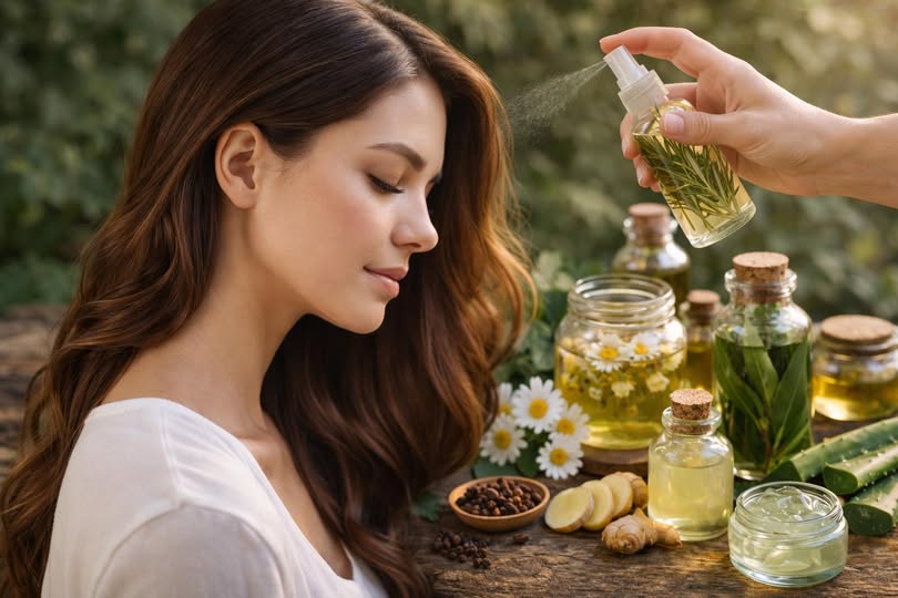 Tónicos naturales para el cabello