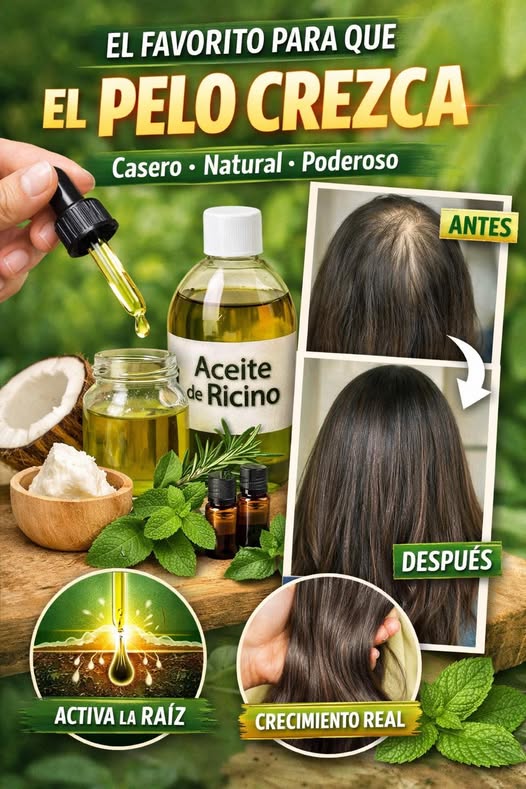 Aceite de Ricino para el Crecimiento del Cabello