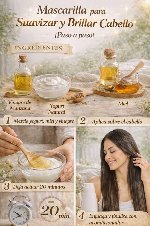Receta de mascarilla casera para el cabello