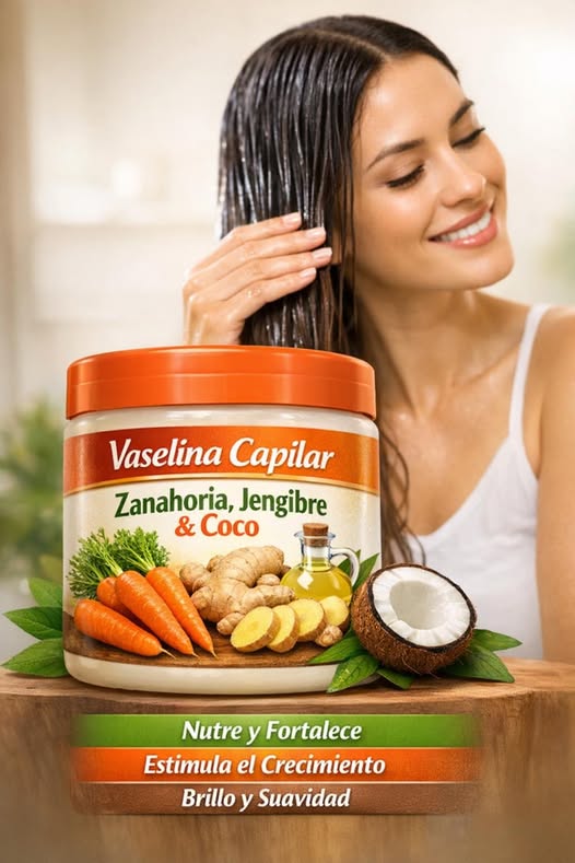 Vaselina Capilar de Zanahoria Jengibre y Coco