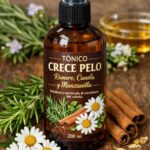 Descubre el Tónico Natural para Crecer Pelo con Romero Canela y Manzanilla