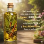 Receta Natural para Detener la Caída del Cabello con Romero Laurel Canela y Clavos