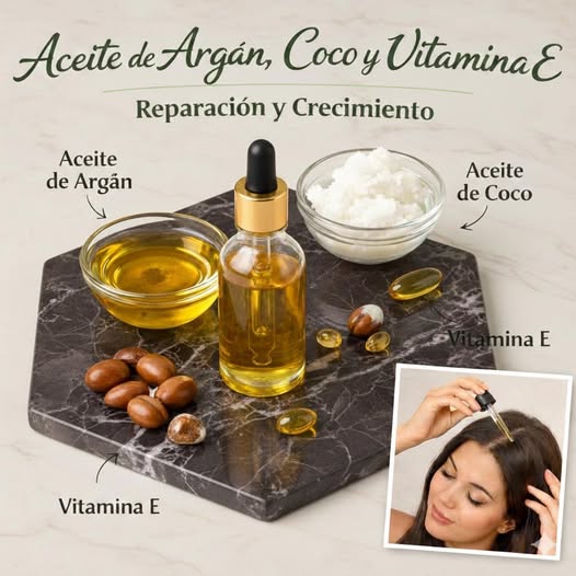 Ingredientes para el cuidado del cabello
