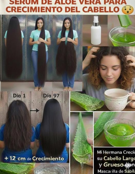 Gel Milagroso de Sábila para el crecimiento del cabello