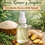 Elixir Capilar de Arroz Romero y Jengibre para Crecimiento Fuerza y Brillo Natural