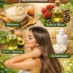 Mascarilla Casera de Mayonesa y Aceites para un Cabello Radiante y Saludable