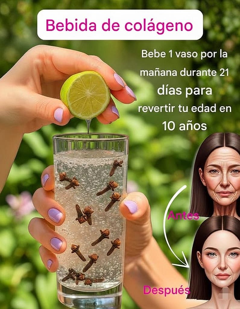 Bebida de colágeno casera