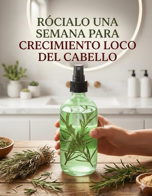 Tónico de Romero para Crecimiento del Cabello