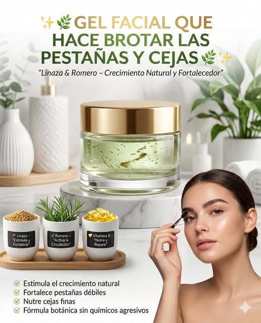 Gel Facial para Pestañas y Cejas