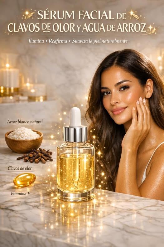 Sérum Facial de Clavos de Olor y Agua de Arroz
