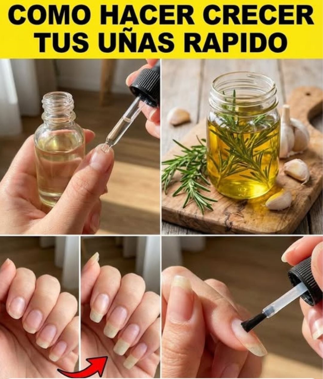 Aceite de ajo para el cuidado de las uñas